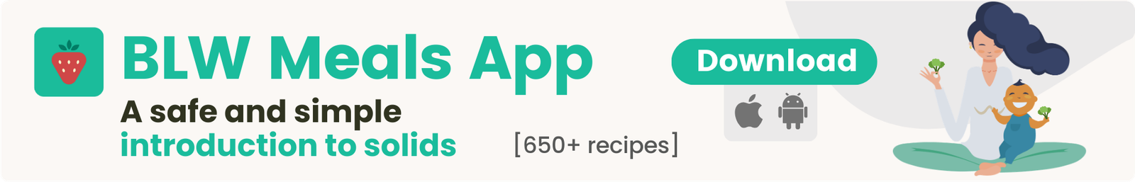 Banner BLW Meals App