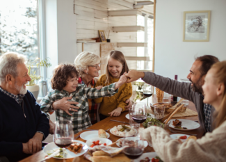 handle family comments about feeding kids during the holidays