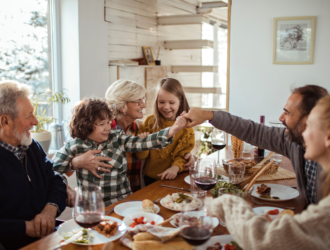 handle family comments about feeding kids during the holidays