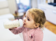 baby drinking bottle