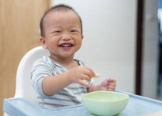 baby eating enough